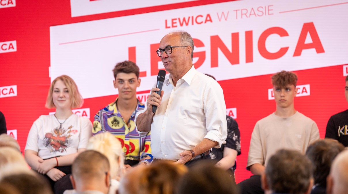 2023 09 19 Konferencja prasowa w Legnicy z udziałem Włodzimierza Czarzastego 3